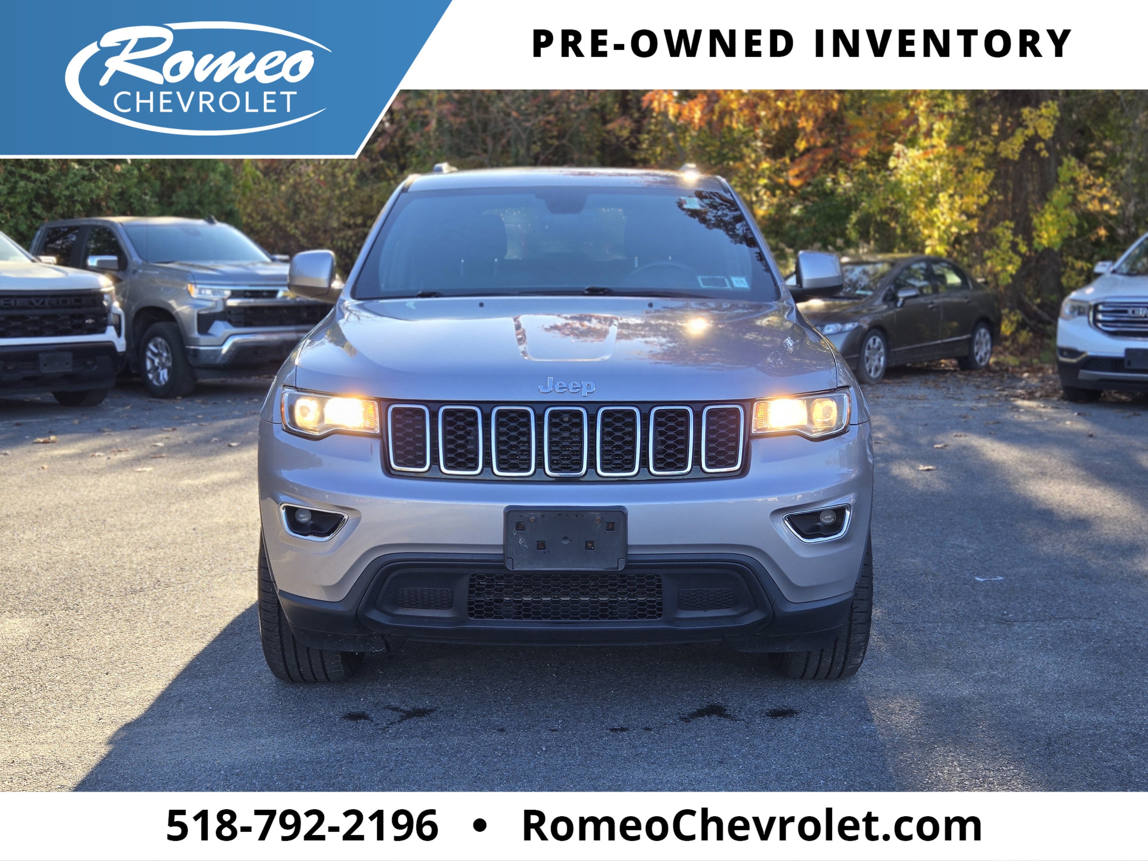 Used 2017 Jeep Grand Cherokee Laredo E with VIN 1C4RJFAG6HC963529 for sale in Glens Falls, NY