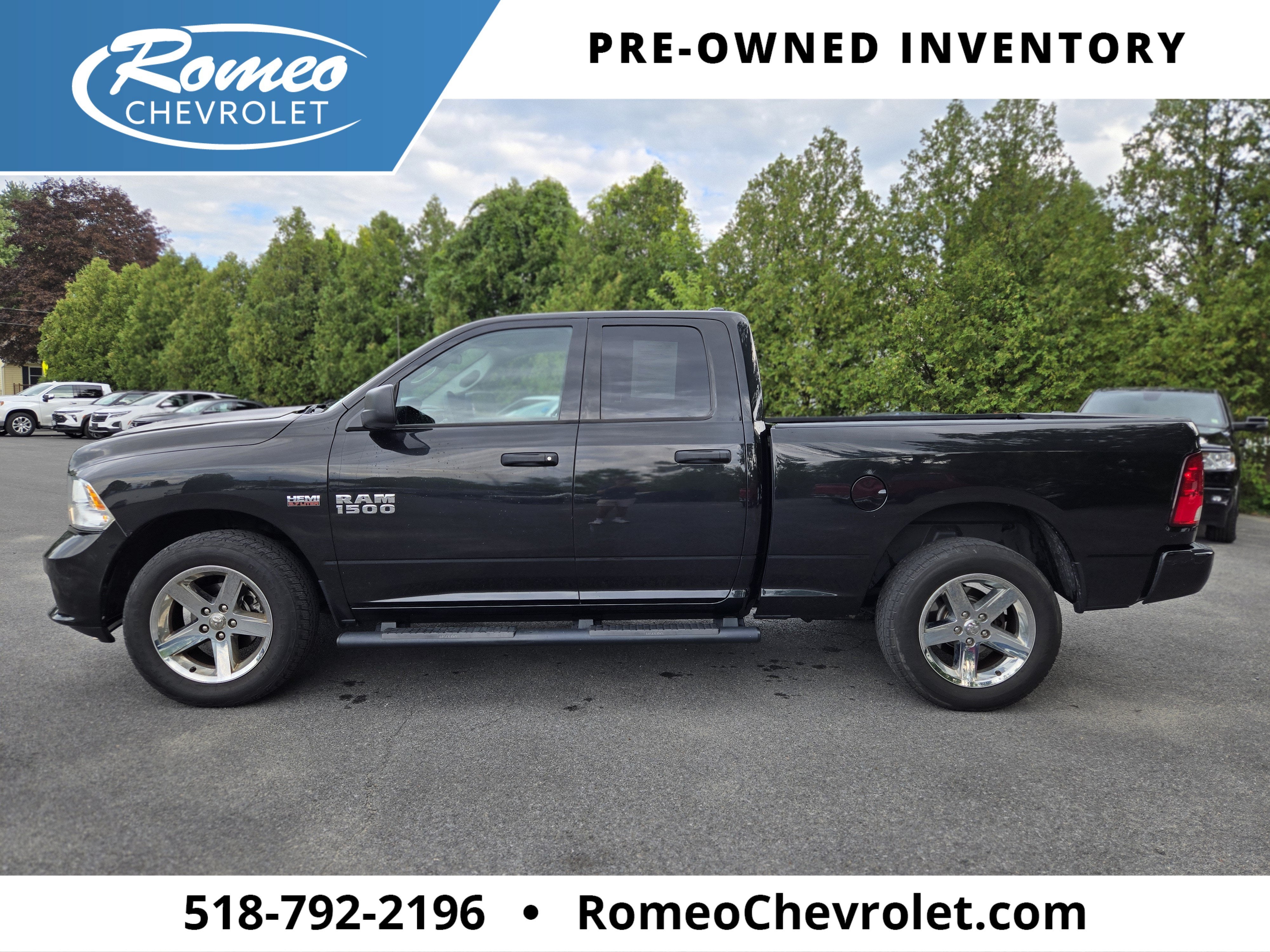 2018 RAM 1500 Express Quad Cab 4x4 6'4" Box