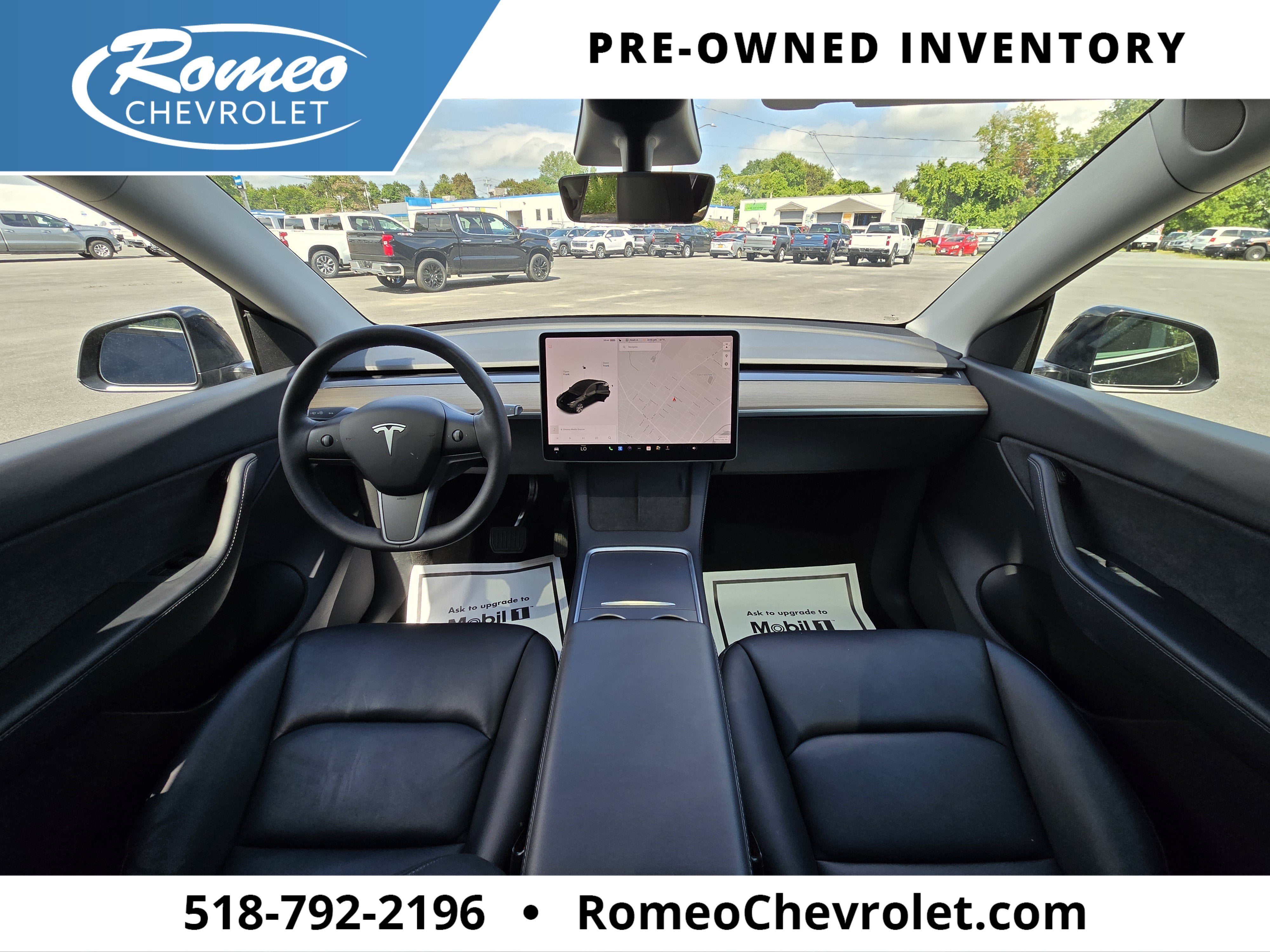 Used 2021 Tesla Model Y Long Range with VIN 5YJYGDEE3MF192242 for sale in Glens Falls, NY