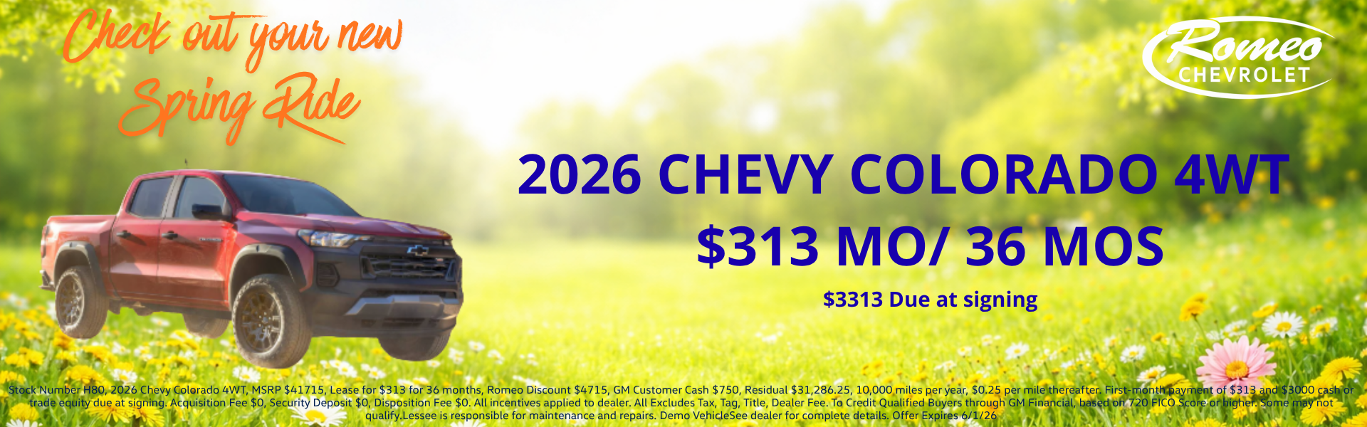 2026 Chevy Colorado 4WT 
