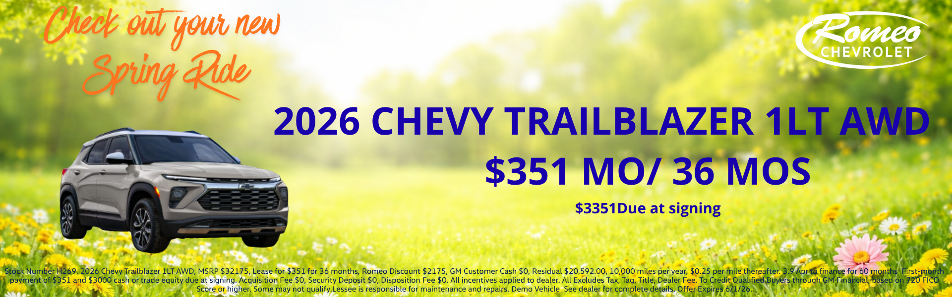 2026 Chevy Trailblazer 1LT AWD