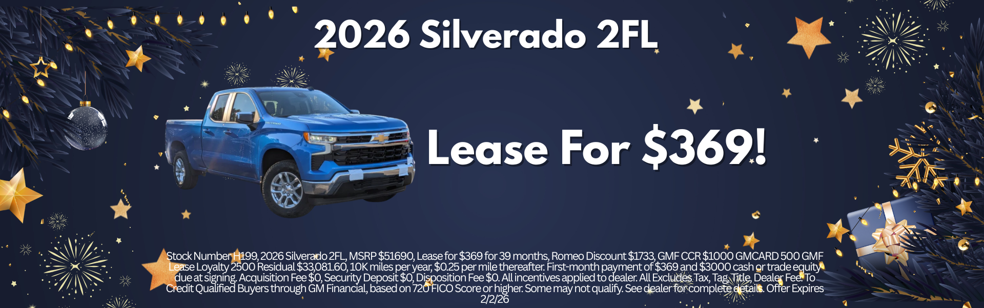 2026 Silverado 2FL